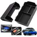 XXCIWP 2024 2025 2026 Civic Center Console Organizer Tray for 2023 2022 Honda Civic 11th Gen Sedan Hatchback LX EX Sport 2022 Accessories Civic 2023 Central Console Organizer Insert Tray(2pcs)