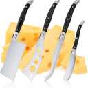 4-Pack Stainless Steel Cheese Knife Set Cheese Knives for Charcuterie Board Cheese Slicer Cheese Butter Cutter