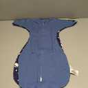 ZIGJOY Baby Transitional Swaddles for Newborns: 0.5 Tog Arms Up Sleep Sack 12 Months Soft Cotton Shark Fin 2 Way Zipper