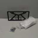 Blulu Flip up License Plate Bracket for 10" Hawse Fairlead Universal Front Bumper License Plate Mount Winch License Frame Relocation Compatible with Most Pickup Trucks Off-Road Cars and Suvs