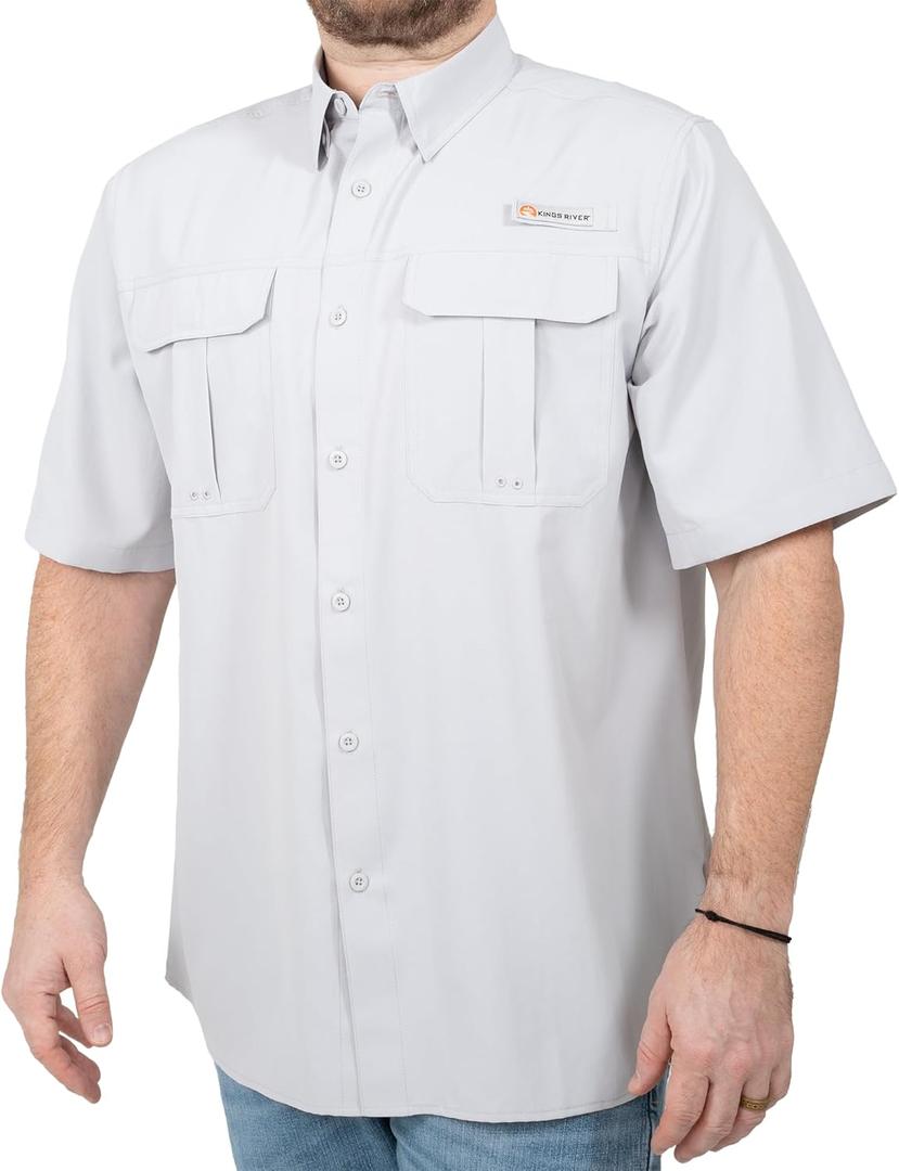 KINGS RIVER Men's Long Sleeve Fishing Shirt (L)