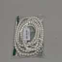 Aolcev USB C Cable 66W Fast USB A to USB C Charging Cable Long 6.6FT/2M Cute Beaded USB Type C Charger Cord Pearl Phone Charger for iPhone 17 16 Pro 15 Pro Max/Pro/Plus Galaxy S25/S24 iPad White