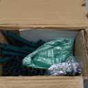 Grezone Walk-in Greenhouse Upgraded Green House with Dual Zippered Screen Doors & 6 Screen Windows Heavy Duty Plastic Plant Warm House with Reinforced Frame (10x7x7 FT)