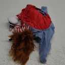 Pet Deadly Doll Dog Costumes, Funny Pets Cosplay Costume Halloween Dog Clothes Party Costume for Small Medium Large Dogs