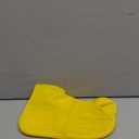 Shoe Covers Waterproof Reusable Foldable Not-Slip Rain Shoe Covers with Zipper,Shoe Protectors Overshoes Rain Galoshes for Kids Men and Women (S (Kids 3-5 Year), Yellow)