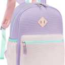 abshoo Kindergarten Backpack for Girls Preschool Backpacks School Bookbag for Kids 4-8(Pink and Purple)