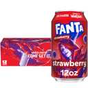 Fanta Strawberry, 12 fl oz, 12 Pack (EXP 04/22/27)