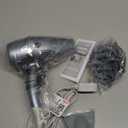 Infiniti PRO CONAIR Hair Dryer with Diffuser and Concentrator, 1875W Style & Shine Blow Dryer with Tourmaline and Ionic Conditioning to Fight Frizz, 3 Heat & 2 Speed Settings, Blue