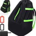 Waterproof Car Seat Bags For Airplane Travel, Durable Carseat Cover For Air Travel Car Seat Travel Bag with Shoulder Straps and 2pcs Luggage Tags For Airplane