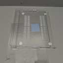 EooCoo Case Compatible with MacBook Pro 14 inch M5 2025 2024-2021 M4 M3 M2 M1 Pro/Max Chip, Crystal Clear Hard Shell Scratch Resistant Laptop Protective Cover Case, Transparent