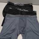 Calvin Klein Men's Boxer Brief Moisture Wicking, 3-pack (Medium, Black/Black/Gray)