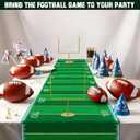 3 PCS Metal Football Goal Post Decoration Football Table Decor Football Field Goal Post Decoration Football Table Decorations for Football Theme Birthday Party Supplies