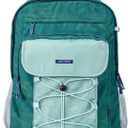 Choco Mocha Green Backpack for Girls Boys, Travel School Backpack for Teen Girls Large Bookbag for Middle Elementary School 18 Inch, Navy Green (Thickened version (exclusive laptop compartment))