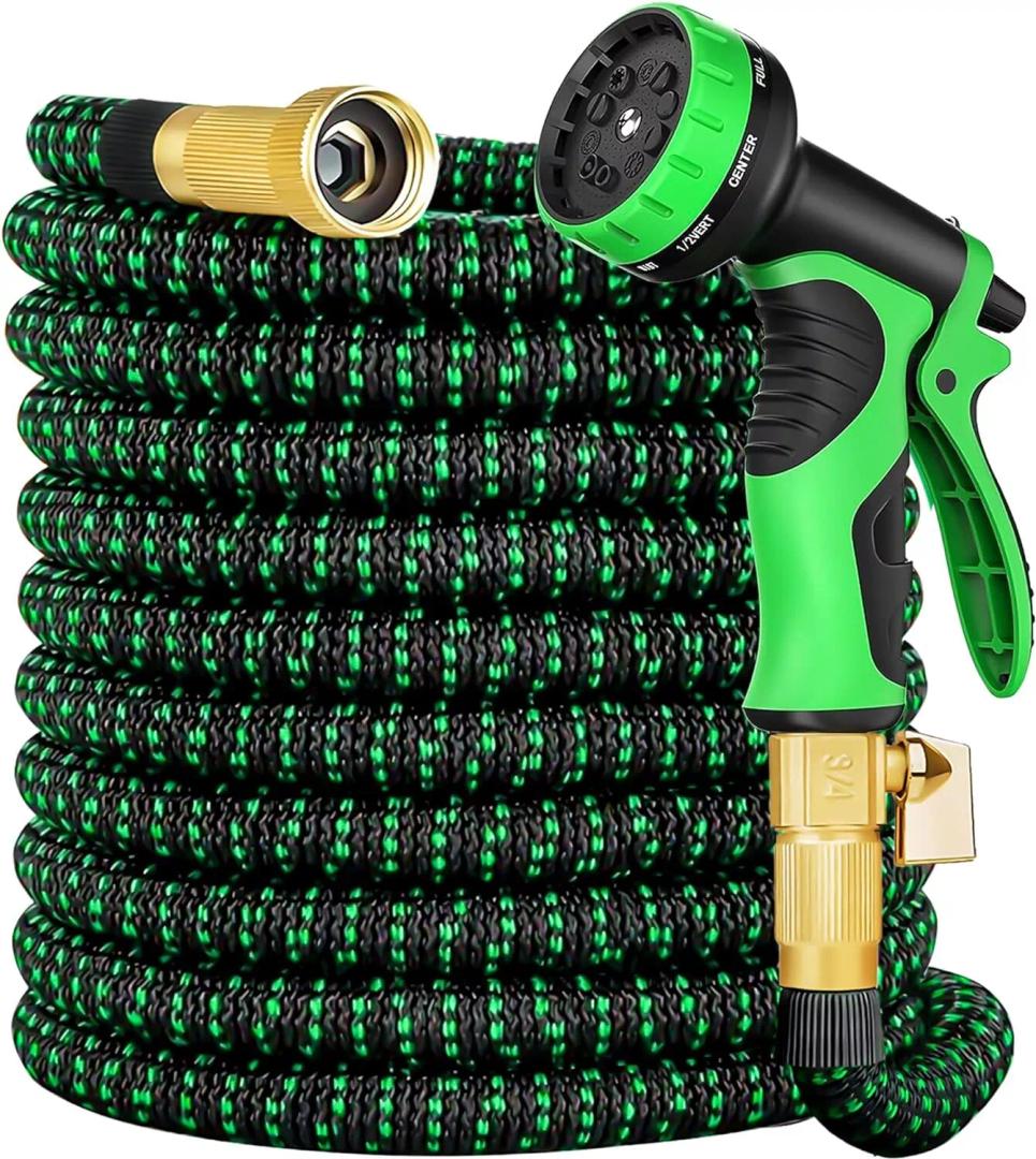 Expandable Garden Hose 150 ft with 10 Function Nozzle Sprayer