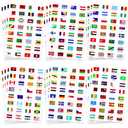 768 Pieces World Assorted Country Flag Stickers Country Decals Planner Travel Mini Flag Stickers for School, Journal, Scrapbook, Theme Party Decor