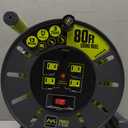 80ft Cord Reel + Cord Reel Wall Mount