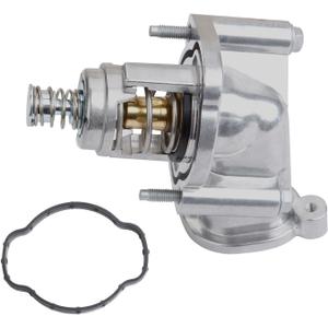 Engine Coolant Thermostat Housing Assembly Compatible with 2016-2022 Chevrolet Camaro Colorado 2017-2022 GMC Canyon 2016-2022 Cadillac CT5 CT6 ATS