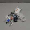 Universal Kitchen Faucet Head Replacement with 15 Adapter Kit Compatible with American Standard/Kohler/Moen/Delta, 3 Function Pull Down Sink Faucet Spray Head, Brushed Gold