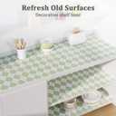 MIAONET Sage Green Shelf Liner for Kitchen Cabinets Non-Adhesive Non-Slip Drawer Liners for Dresser, 12" x 120" Waterproof Washable Paper, Durable Protector Mat for Pantry Shelves Cupboards