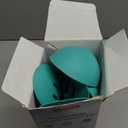 600F Heat Resistant Kitchen Utensil: U-Taste 13.6" Extra Long Silicone Cooking Tools Set, Food-Grade Non-Stick Solid and Slotted Turner Spatula, Mixing Spoon, and Soup Ladle (5 Pieces, Aqua Sky)