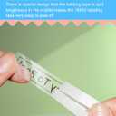 Replacement for Dymo Letratag Label Maker Refills Clear 1/2'' x 13' Letratag Label Maker Tape Black on Clear, LT 16952 Transparent Plastic Tape Work for Dymo Letratag LT-100T LT-100H QX50, 6 Packs