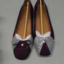 Vionic Klara Ballerina/ Skimmer Shoes Winter Plum Suede 9.5 M
