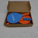 Banvih Badminton Set 4 Rackets, Paddle Ball Outdoor Games for Kids Teens Adults and Family, Sports Beach Toys - for Yard, Lawn, Camping Games Essentials