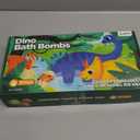 Dinosaur Bath Bombs for Kids with Surprise Inside, 20 Pack Natural Dino Egg Bath Bombs with Exclusive Carnivorous & Herbivorous Dinosaur Toys, Easter Basket Stuffers Easter Gifts for Boys, Girls