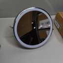 Makeup Mirror with Lights, 1x/20x 360 Rotation Vanity Mirror, Brightness Adjustable Lighted Makeup Mirror with Magnification, 5000 mAh Rechargeable Double Sided Mirror with 3 Colors, Gift for Women