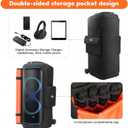 Speaker Case Compatible with JBL PartyBox 720 Portable Speaker, Outdoor Party Travel Dust Cover Protective Case Storage Bag with Pockets for JBL PartyBox 720 and Accessories