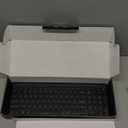 Wireless Keyboard and Mouse Bluetooth, Multi-Device Mini Keyboard, Switch up to 3 Devices, Slim Portable Travel Backlit Cordless Set, RGB Silent Mouse, for Mac, iOS, Android, Ipad (Black)