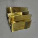 100 Count Heavy Duty Gold Plastic Knives Disposable, BPA-Free, Heat Resistant, Solid and Durable Premium Plastic Disposable Knives for Party Supply