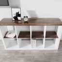 Decotalk Wood Contact Paper Wood Grain Contact Paper for Cabinets Wood Wallpaper Peel and Stick Brown Wood Wallpaper for Walls Removable 17.7"x120" Self Adhesive Faux Wood Vinyl Wrap Roll