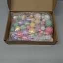108 Pcs Balls Cake Topper DIY Cupcake Insert Foam Balloons for Cake Baking Wedding Anniversary Birthday Decoration(Vivid Colors,Multi Sizes)