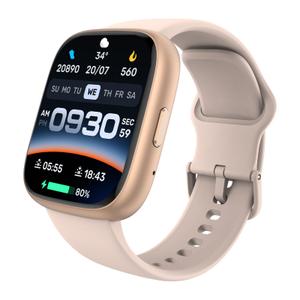 Fitness Tracker Watch for Women Men, Bluetooth Calling, 1.83" HD Display, 100 Sports Modes, Heart Rate & Sleep Tracking, IP68 Waterproof, Compatible with Android & iOS (Beige)