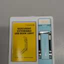 Glocusent Extendable Book Lights for Reading at Night, 5 Enhanced Brightness & 3 Colors with Sleep Aid & Timers, Clip on USB Rechargeable Reading Light for Books in Bed, Ideal Gifts for Book Lovers (Blue)