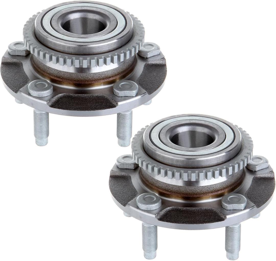 ECCPP Replacement for Pair of 2 Front Wheel Hub Bearing Assembly 1994-2004 Ford Mustang 5 Lugs W/ABS 513115x 2