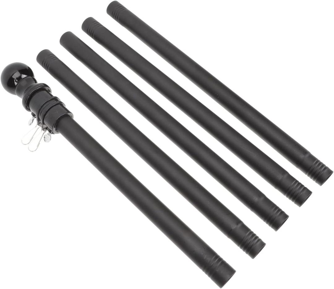 Totority 1set Stainless Steel Outdoor Flagpole Winding and Flag Stand for Flagpole Kit for Residential Use