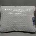 Memory Foam Pillows Standard Size Set of 2, Medium Firm Pillow for Sleeping, Orthopedic Bed Pillow for Side, Back Sleepers, Ventilated Gel Foam Pillow with Washable Cover, 23.6" x 15.7"x 5.1"