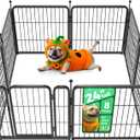 FXW Rollick Dog Playpen, Indoor, Yard & RV Camping, 24"H, 8 Panels