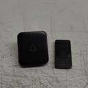 AVANTEK Wireless Door Bell, Mini CB-11 Waterproof Doorbell Chime Operating at 1000 Feet with 52 Melodies, 5 Volume Levels & LED Flash (Black)