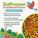 ZuPreem FruitBlend Cockatiel & Conure Food, Uniform Bird Food, M, 10 lb | Bird Food Pellets, Real Fruit, Cockatiel Food, Conures, Lovebirds, Love Bird Pellets, Quakers, Parrot, Medium Birds, USA (EXP 12/01/26)