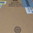 Bemis 500EC Durable Wood Toilet Seat with Easy Clean Hinges, Made in USA, Round, Almond