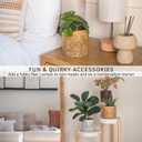 BASE ROOTS Mushroom Planter, Speckled Terracotta, Indoor/Outdoor, Holds Small Plants