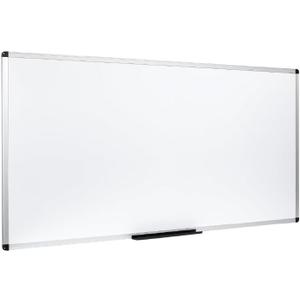 Mr. Pen- Magnetic Dry Erase Board for Wall, 24" x 48", Silver Aluminum Frame, Large White Board Dry Erase with Marker Tray & Mounting Hardware