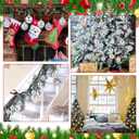 Civaner 16 Pack Silver Mercury Glass Christmas Ball Ornaments, 2.36'' Glitter Glass Christmas Ball Ornaments Glitter Large Balls Tree Decoration for Xmas Tree Decor Shiny Decorative Hanging Ornament