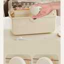 3-Tier Portable Medicine Cabinet Organizer, Empty Plastic First Aid Kit, Medicine Storage Box for Dormitory, Home, Travel, Family Emergencies (13.8*9.0*7.5 in)