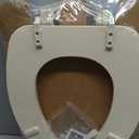 Mayfair by Bemis Round Soft Toilet Seat Bone Never Loosens Removes for Cleaning