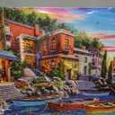 Educa - Sunset in Como - 3000 Piece Jigsaw Puzzle - Puzzle Glue Included - Completed Image Measures 47.25" x 33.5" - Ages 14+ (19052)