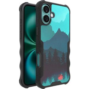 Smartish® iPhone 16 Plus Protective Magnetic Case - Gripzilla Compatible with MagSafe [Rugged + Tough] Heavy Duty Armor Slim Cover w/Drop Tested Protection for Apple iPhone 16 Plus - Moving Mountains